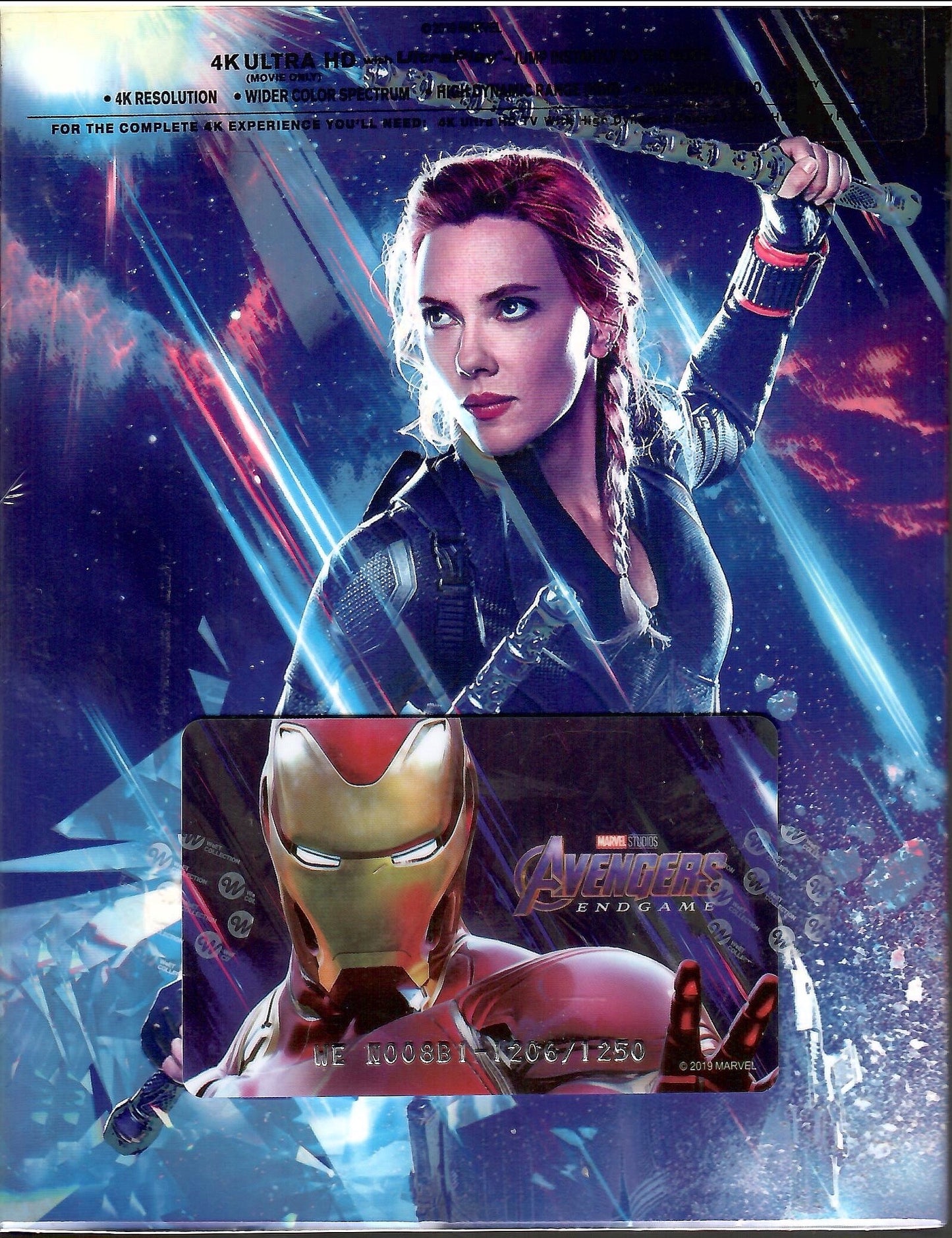 Avengers: Endgame 4K Lenticular B1 SteelBook (WCE#008)(Korea)