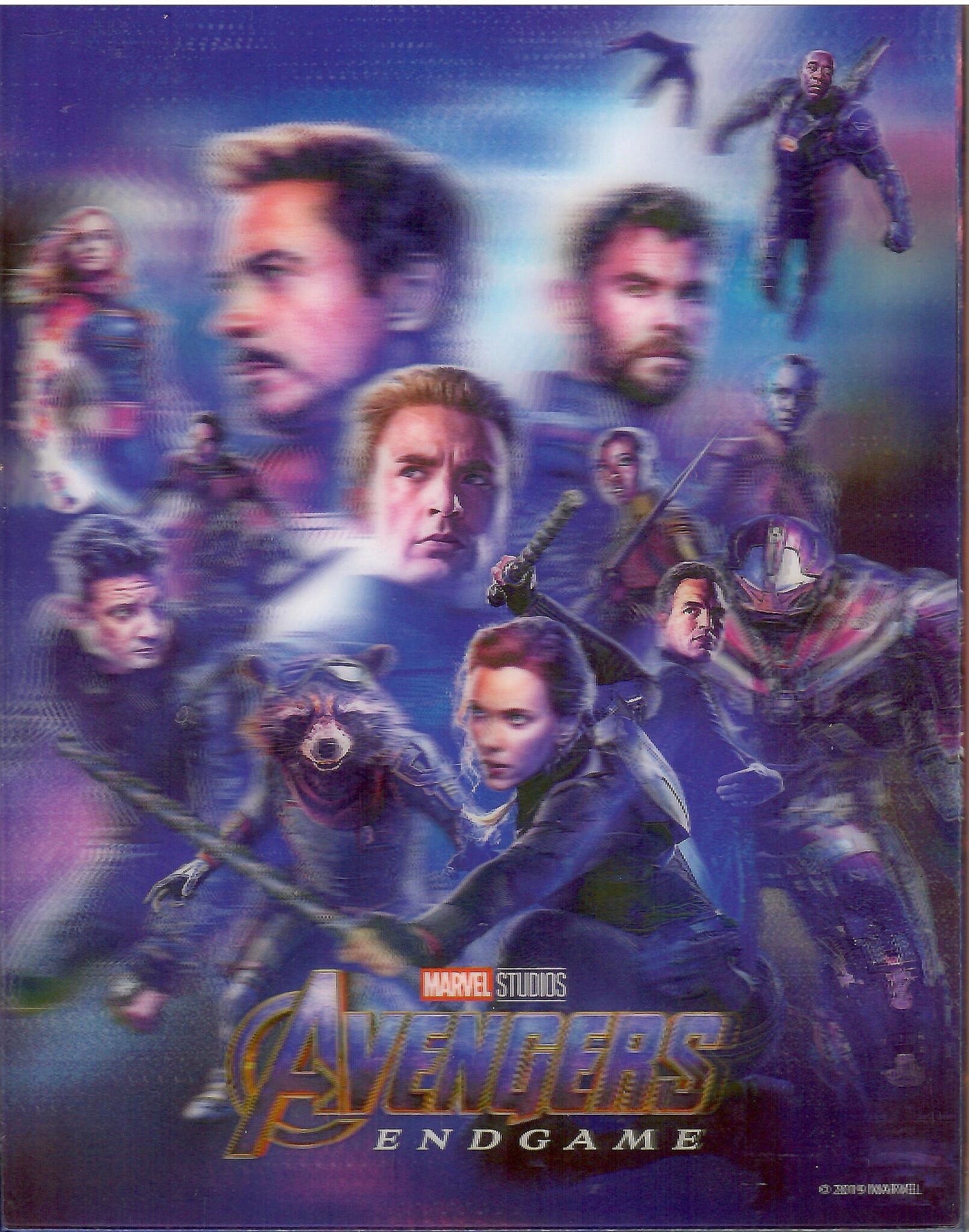 Avengers: Endgame 4K Lenticular B2 SteelBook (WCE#008)(Korea)