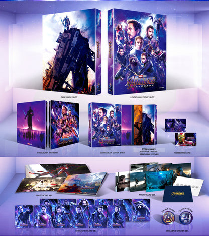 Avengers: Endgame 4K 1-Click SteelBook (WCE#008)(Korea)