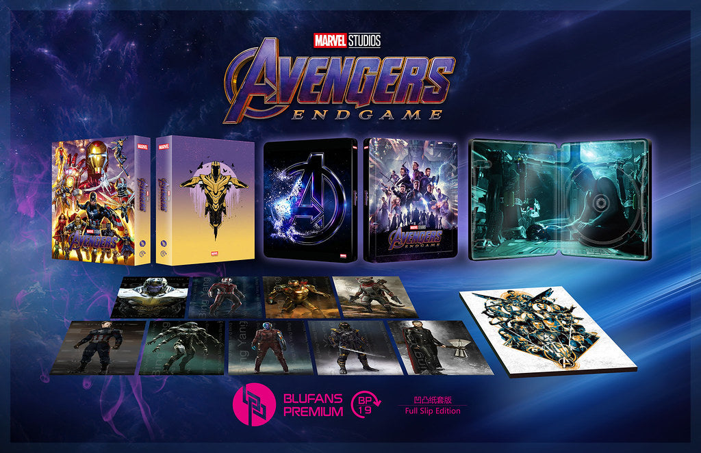 [Pre-Order] Avengers: Endgame Full Slip SteelBook (BP#019)(EMPTY)(China)