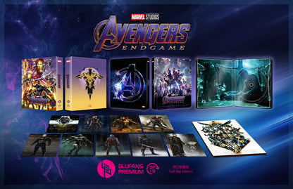 [Pre-Order] Avengers: Endgame 1-Click SteelBook (BP#019)(EMPTY)(China)