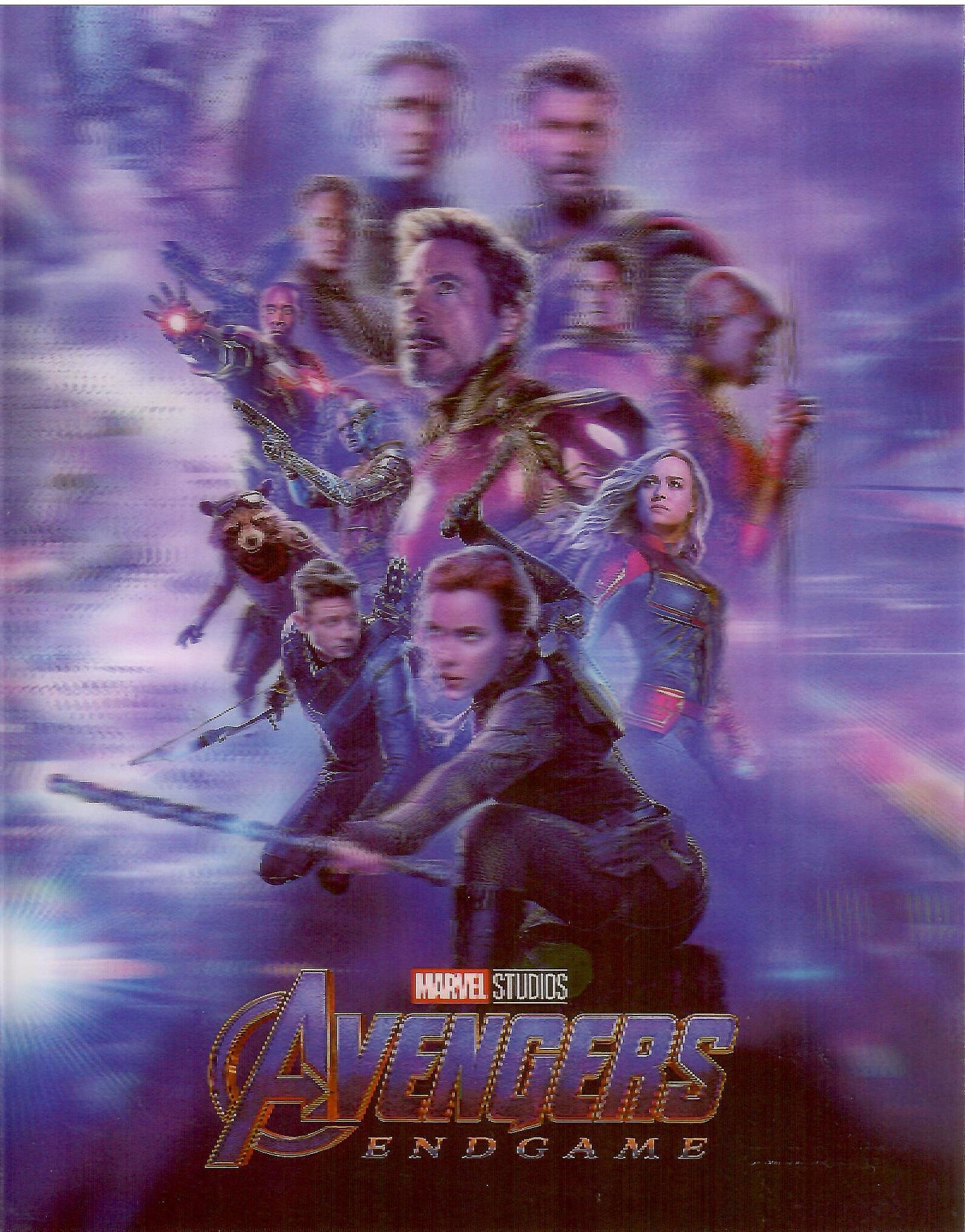 Avengers: Endgame Lenticular Sticker For SteelBook (FAC#151)(Czech)