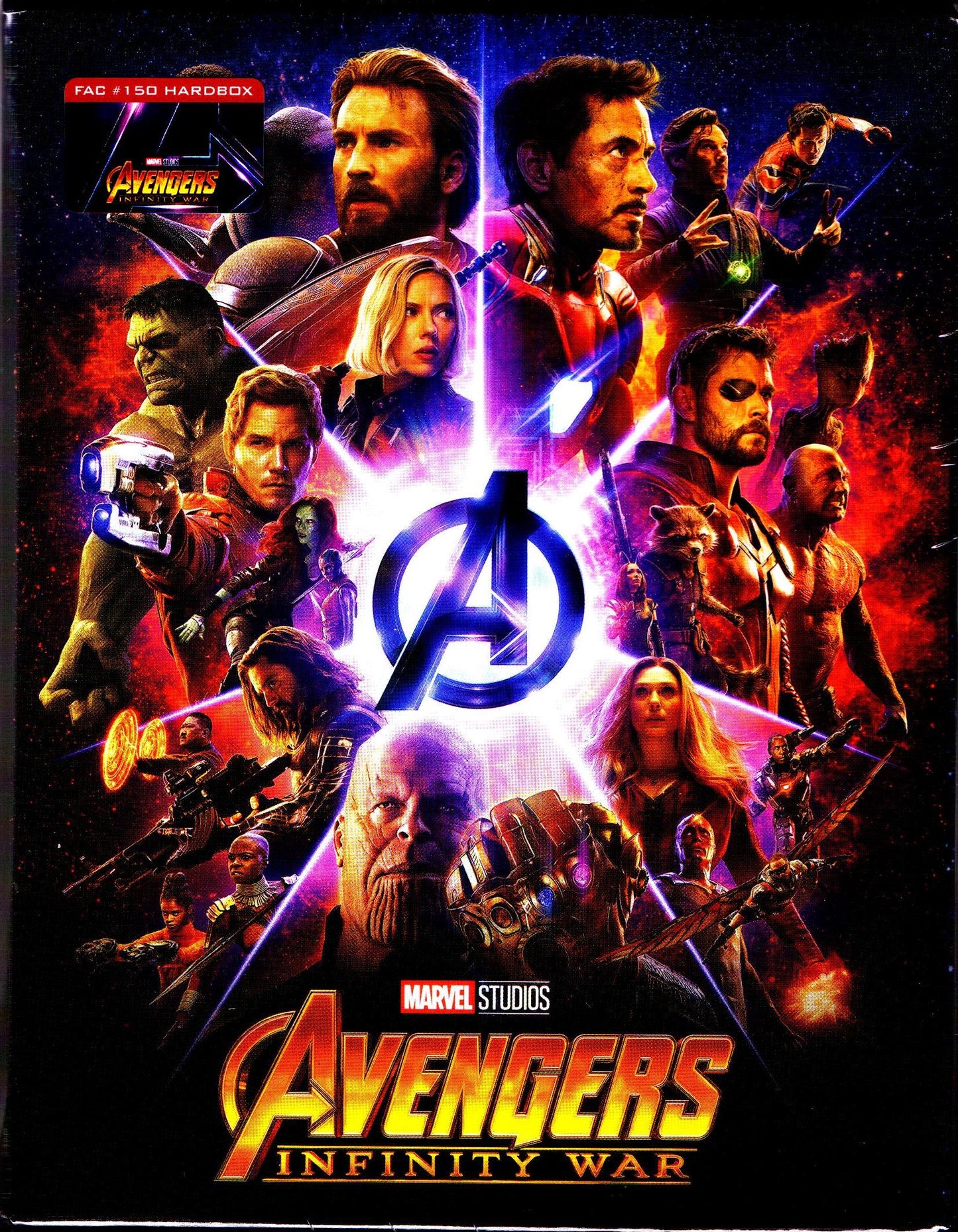 Avengers: Infinity War 3D XL 1-Click SteelBook (FAC#150)(Czech)