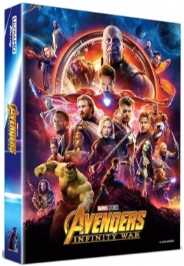 Avengers: Infinity War 4K Lenticular B2 SteelBook (WCE#004)(Korea)