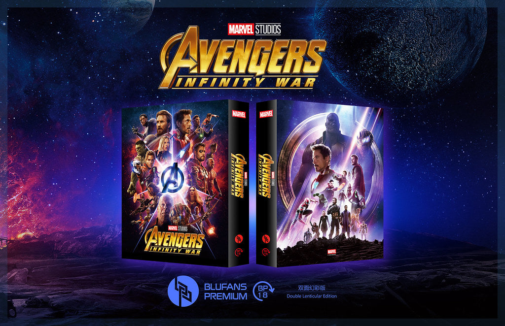 [Pre-Order] Avengers: Infinity War Double Lenticular SteelBook (BP#018)(EMPTY)(China)