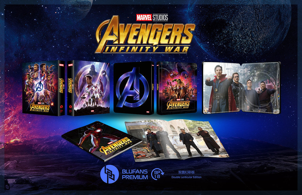 [Pre-Order] Avengers: Infinity War Double Lenticular SteelBook (BP#018)(EMPTY)(China)