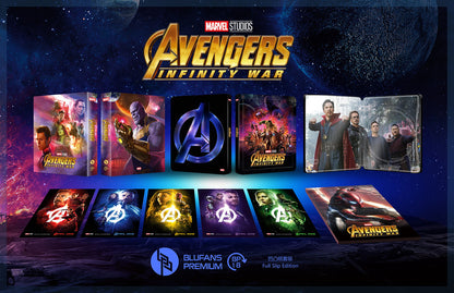 [Pre-Order] Avengers: Infinity War Full Slip SteelBook (BP#018)(EMPTY)(China)