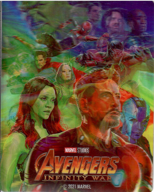 Avengers: Infinity War Lenticular Magnet For SteelBook (FAC#150)(Czech)