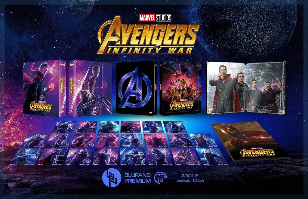[Pre-Order] Avengers: Infinity War 1-Click SteelBook (BP#018)(EMPTY)(China)