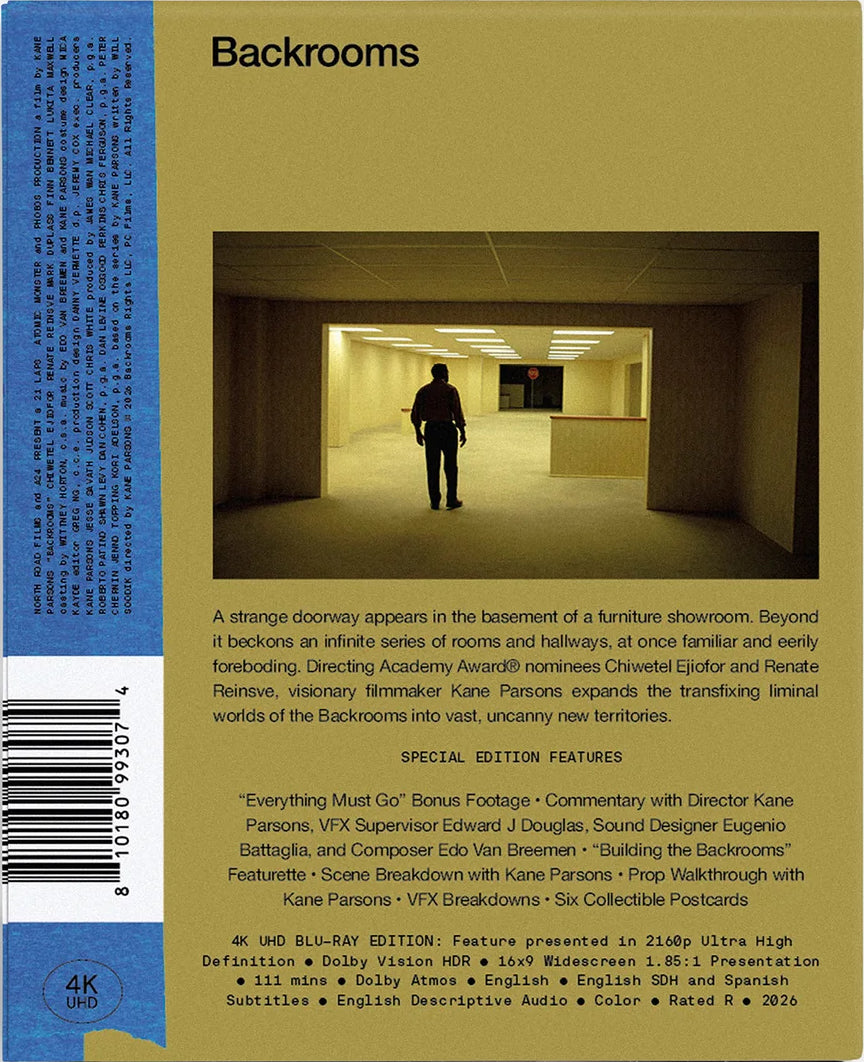 [Pre-Order] Backrooms 4K DigiPack (Exclusive)