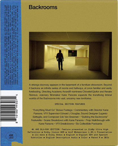 [Pre-Order] Backrooms 4K DigiPack (Exclusive)