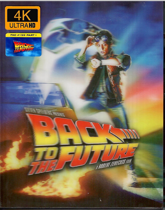 Back to the Future 4K XL Lenticular SteelBook(1985)(FAC #159)(Czech)