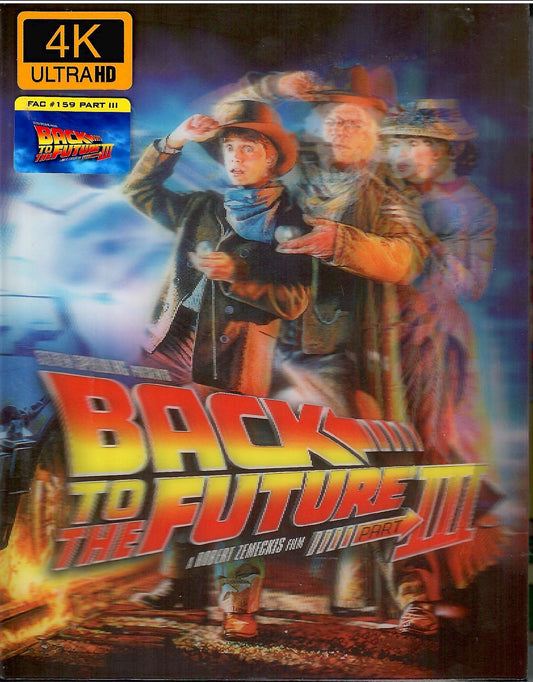 Back to the Future III 4K XL Lenticular SteelBook(1990)(FAC #159)(Czech)
