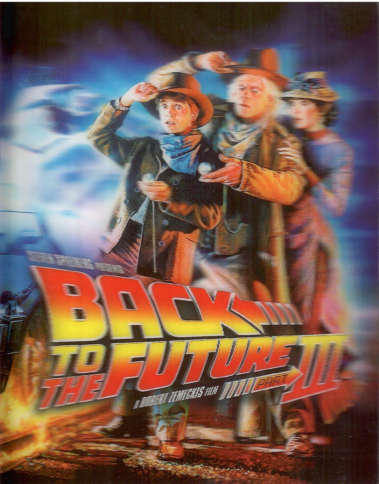 Back to the Future III Lenticular Sticker For SteelBook (1990)(FAC#159)(Czech)