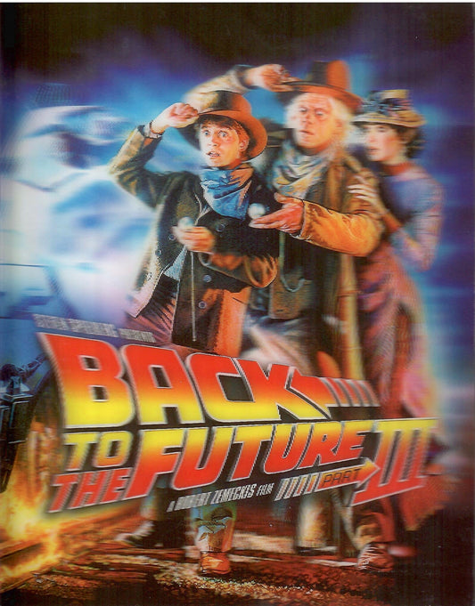 Back to the Future III Lenticular Sticker For SteelBook (1990)(FAC#159)(Czech)