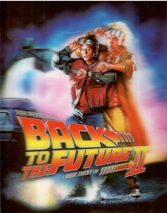 Back to the Future II Lenticular Sticker For SteelBook (1989)(FAC#159)(Czech)