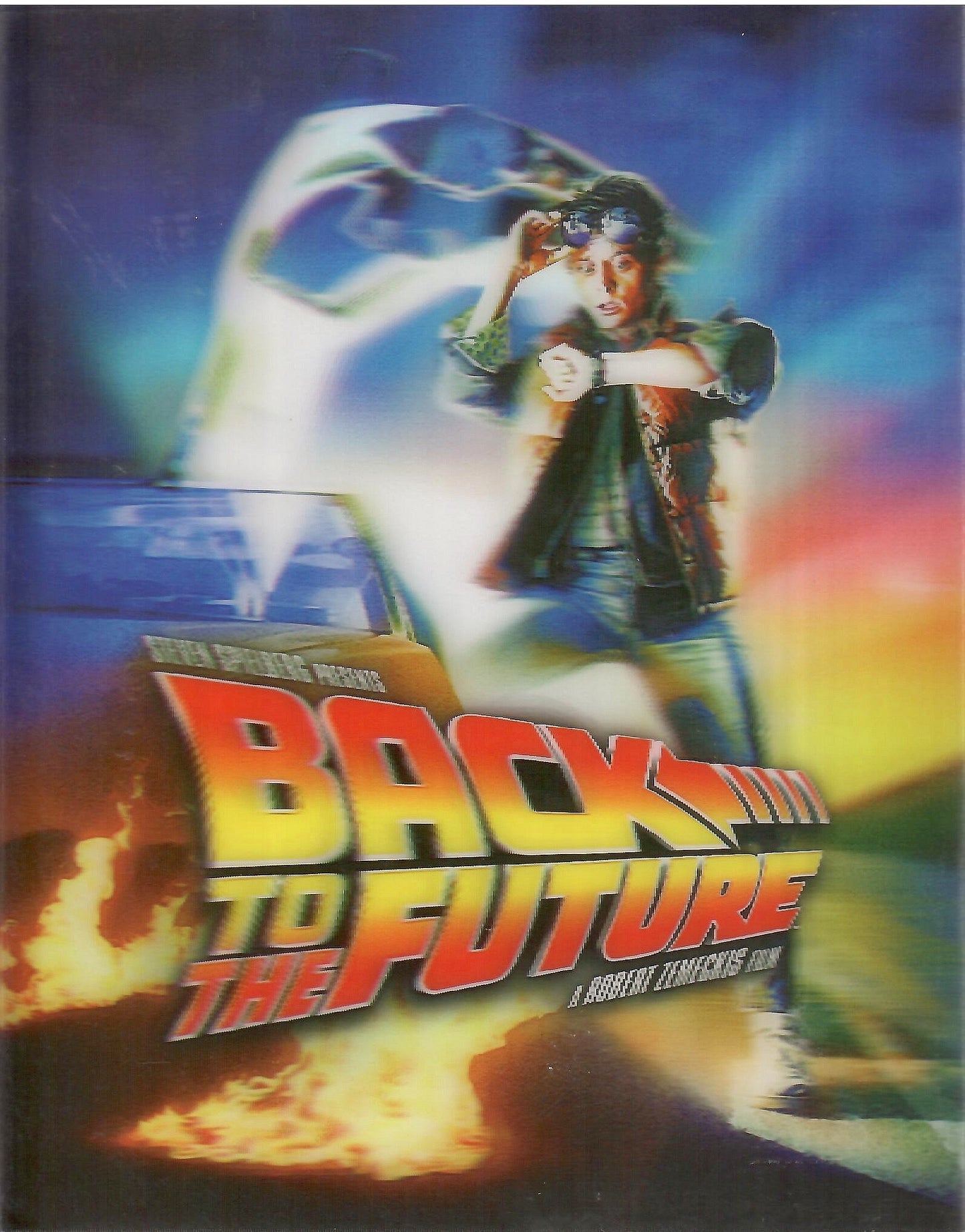 Back to the Future Lenticular Sticker For SteelBook (1985)(FAC#159)(Czech)