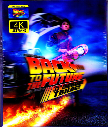 Back to the Future Trilogy 4K XL 1-Click SteelBook Maniacs Box Set (FAC#159)(Czech)(EMPTY)(Slip Box)