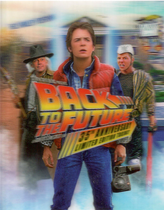 Back to the Future Trilogy Lenticular Sticker For SteelBook (FAC#159)(Czech)