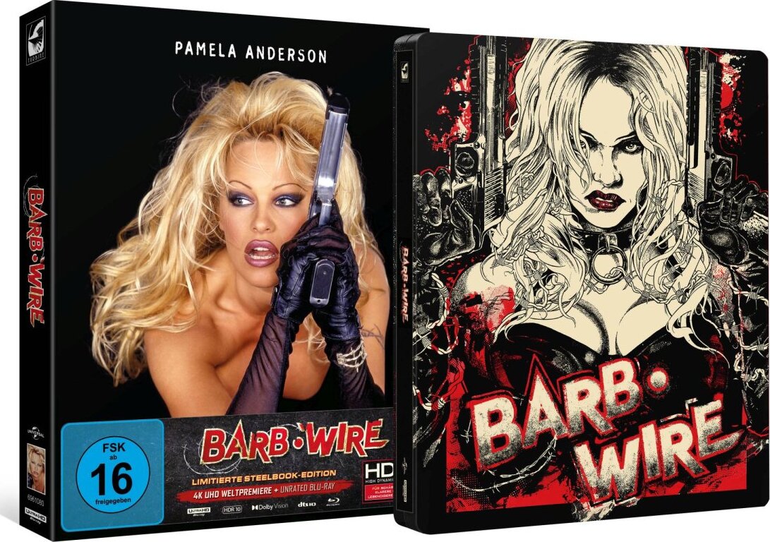 Barb Wire 4K Full Slip A SteelBook (Germany)