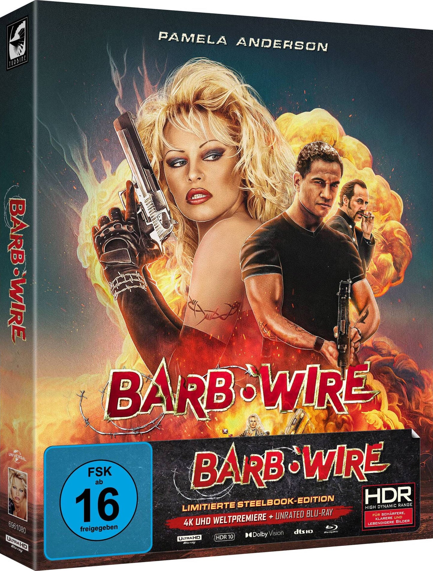 Barb Wire 4K Full Slip B SteelBook (Germany)