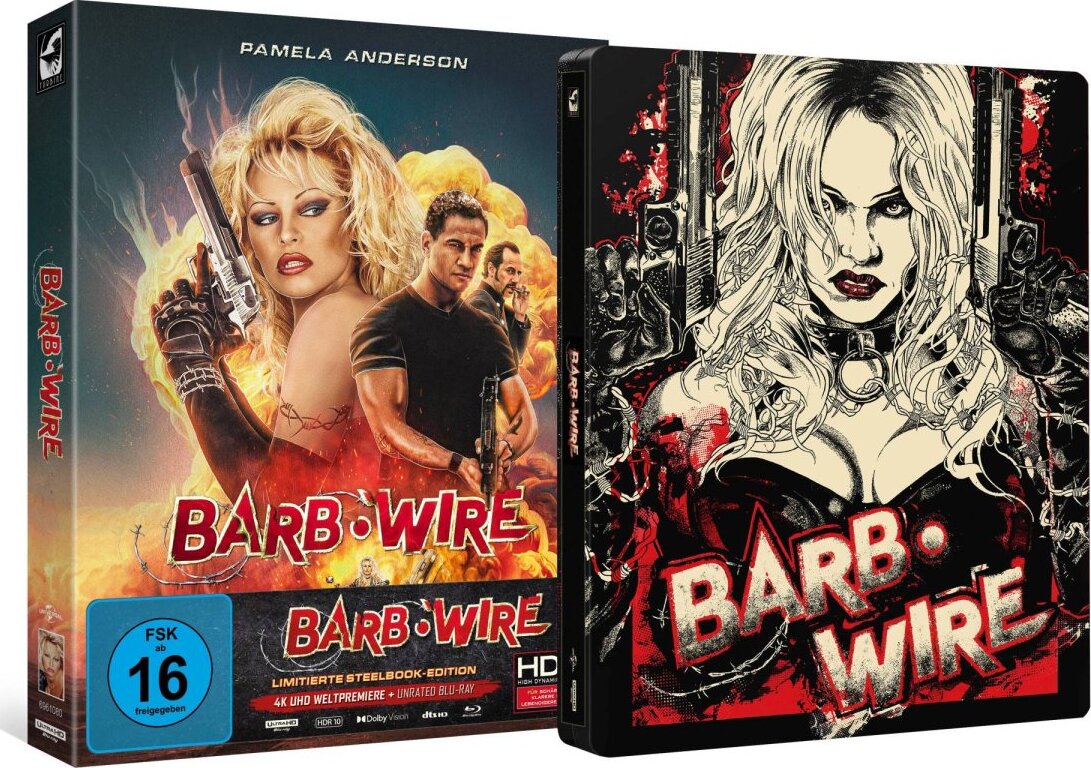 Barb Wire 4K Full Slip B SteelBook (Germany)