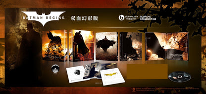 Batman Begins 4K Double Lenticular SteelBook (1-Disc)(Blufans #60)(China)