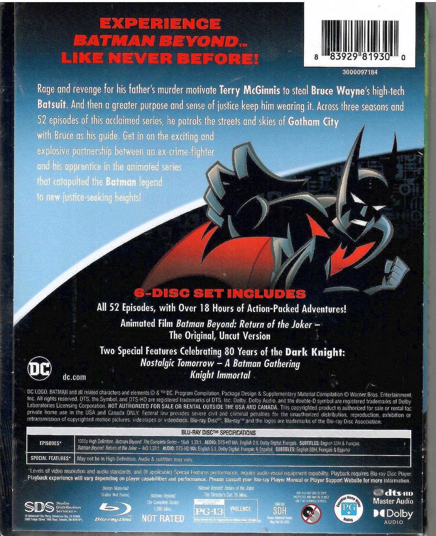 Batman Beyond: The Complete Series SteelBook (Exclusive)