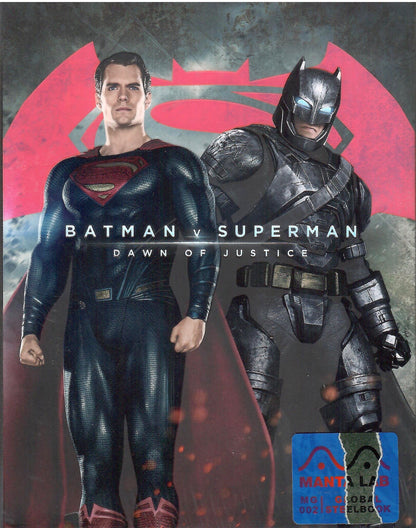 Batman v Superman: Dawn of Justice 3D Full Slip SteelBook (MG#02)(Hong Kong)