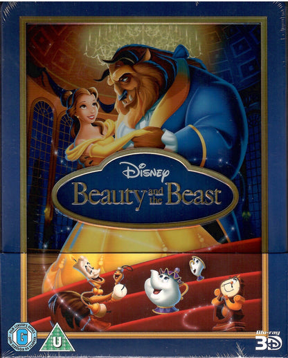 Beauty and the Beast 3D SteelBook: The Disney Collection #30 (1991)(UK)