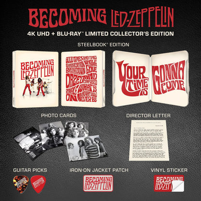 Becoming Led Zeppelin 4K SteelBook: Collector's Edition
