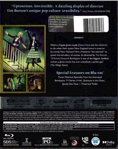 Beetlejuice 4K: Icon Edition (1988)(Slip)