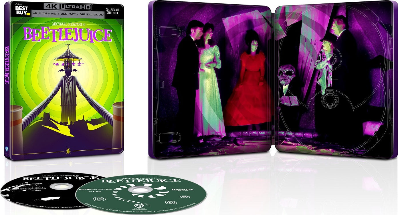 Beetlejuice 4K SteelBook (1988)(Exclusive)