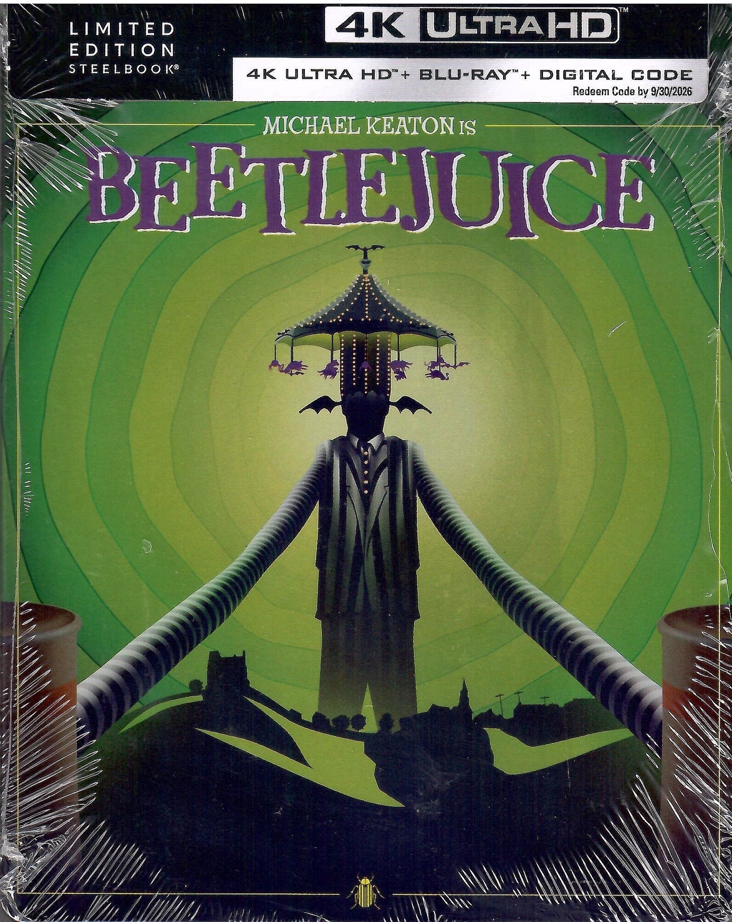 Beetlejuice 4K SteelBook (1988)(Re-release)(Exclusive)