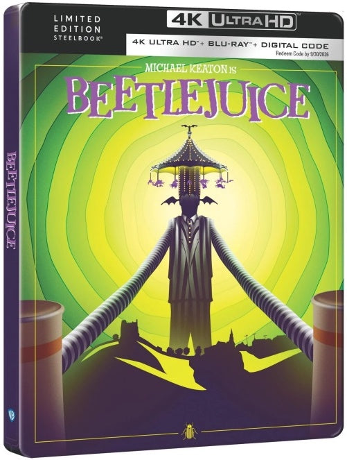 Beetlejuice 4K SteelBook (1988)(Re-release)(Exclusive)