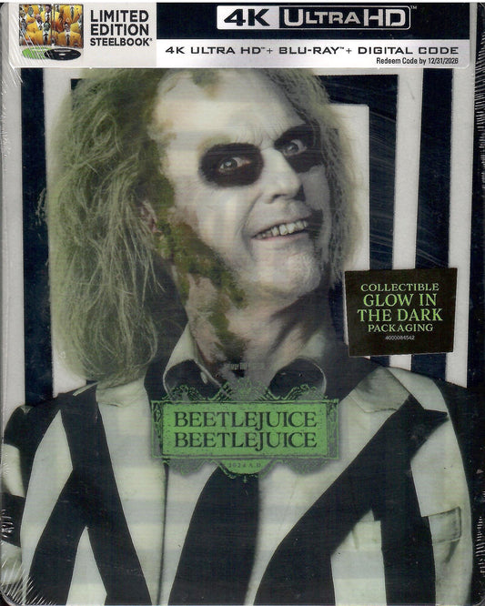 Beetlejuice Beetlejuice 4K SteelBook (2024)