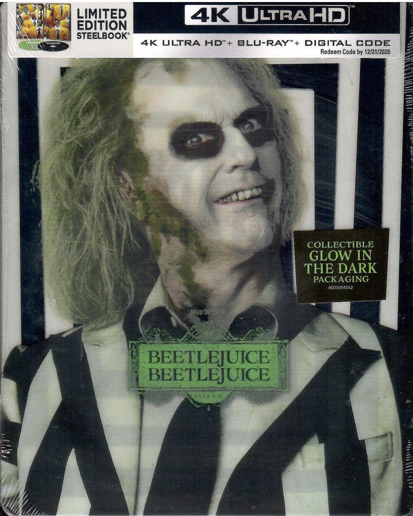 Beetlejuice Beetlejuice 4K SteelBook (2024) Blurays For Everyone