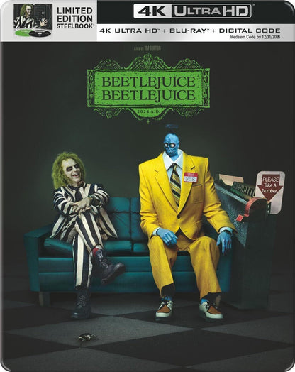 Beetlejuice Beetlejuice 4K SteelBook (2024)(Re-release)