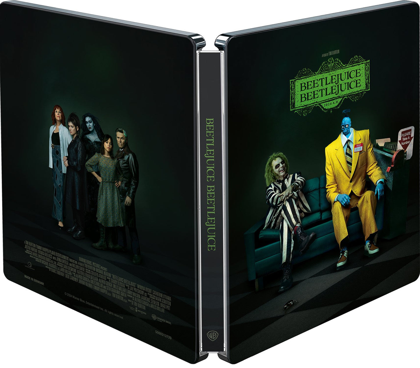 Beetlejuice Beetlejuice 4K SteelBook (2024)(Re-release)(UK)