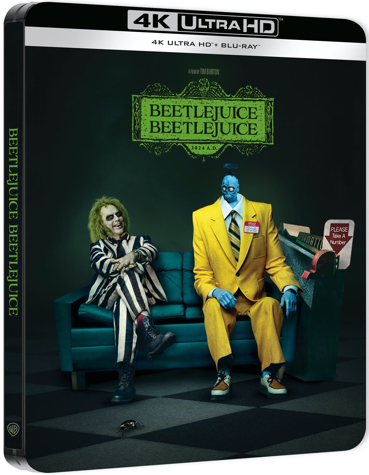 Beetlejuice Beetlejuice 4K SteelBook (2024)(Re-release)(UK)