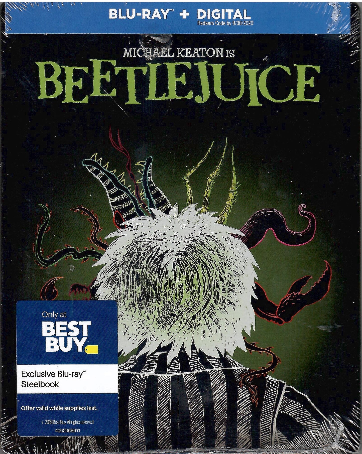 Beetlejuice SteelBook (1988)(BD + Digital Copy)(Exclusive)