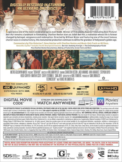 Ben-Hur 4K SteelBook (1959)