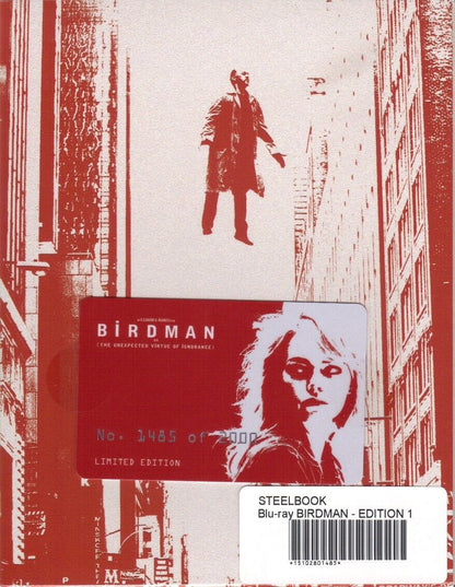 Birdman Full Slip SteelBook + Lenticular Magnet (FAC#21)(Czech)