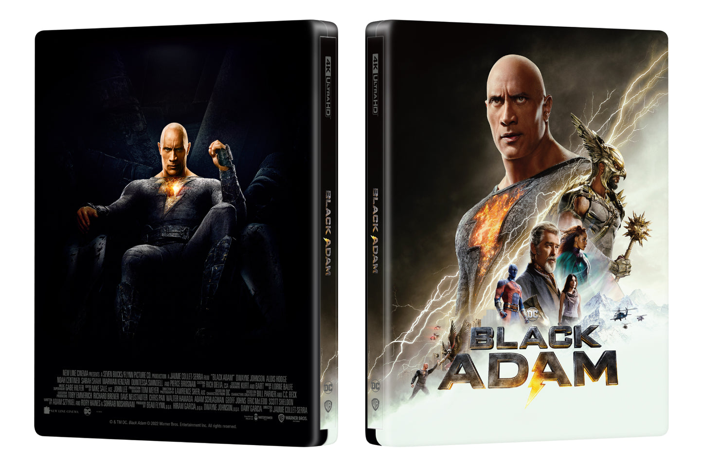 Black Adam 4K Double Lenticular SteelBook (ME#56)(Hong Kong)