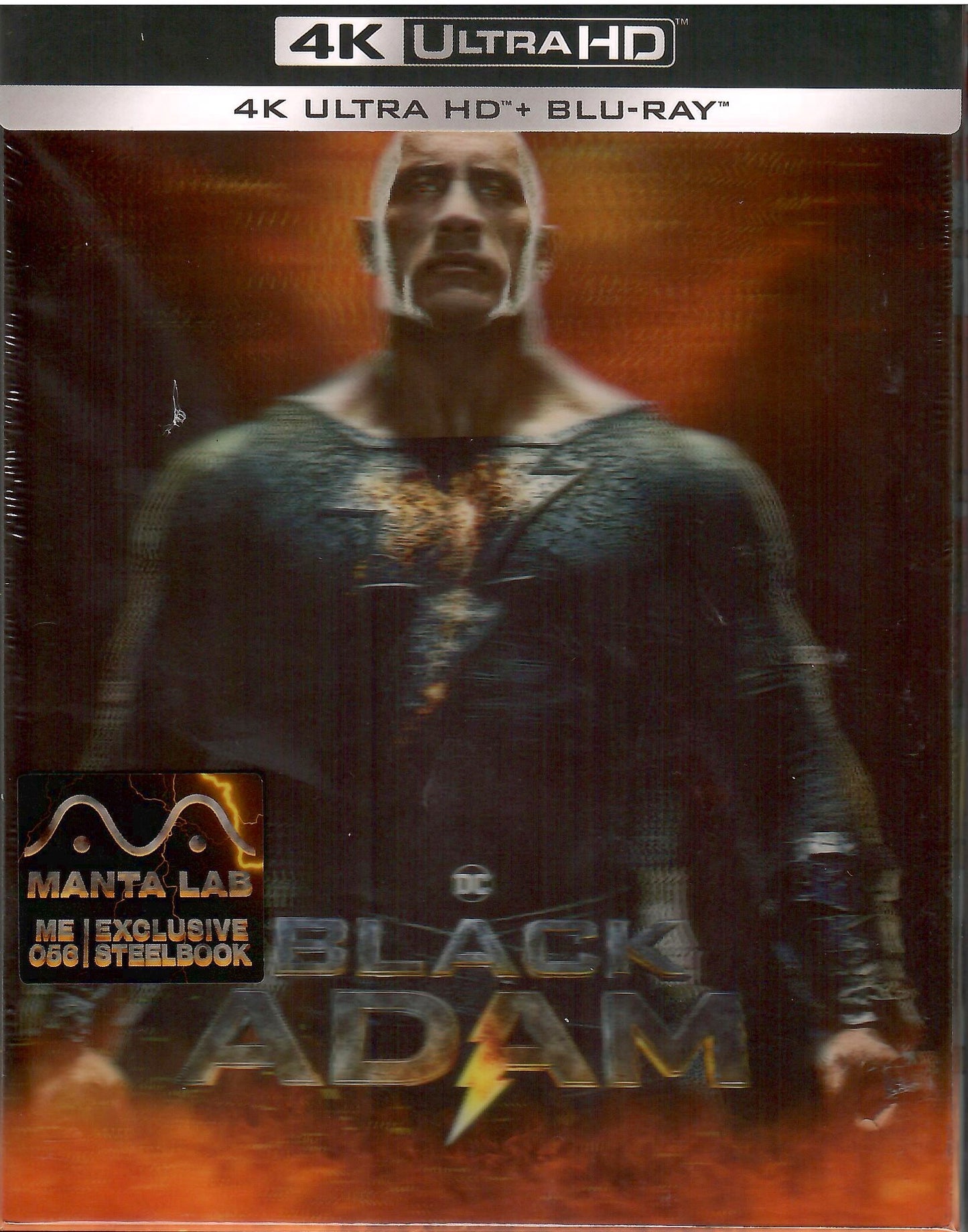 Black Adam 4K Double Lenticular SteelBook (ME#56)(Hong Kong)