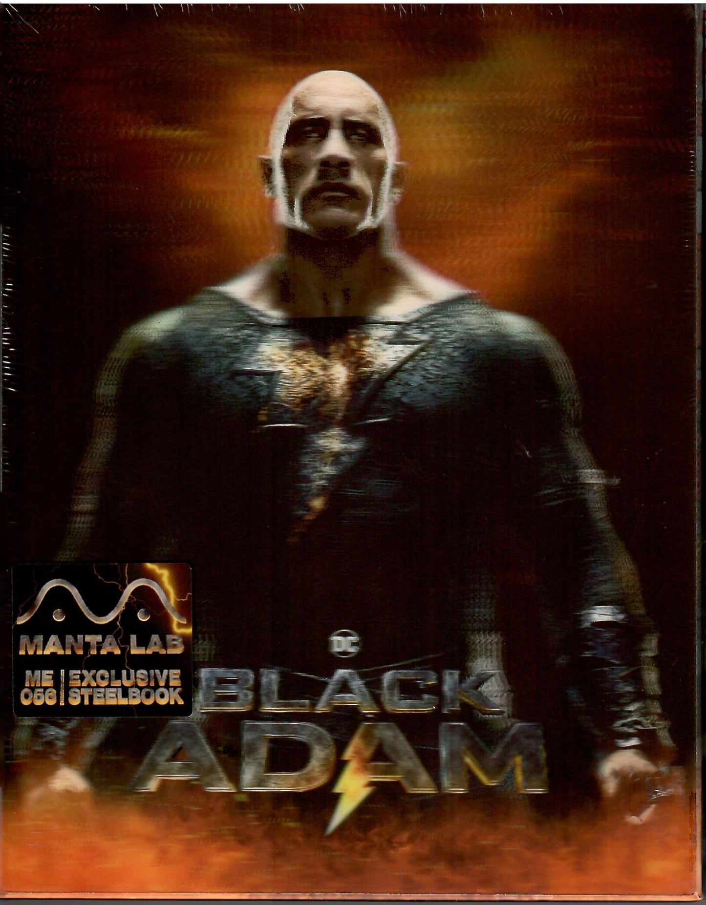 Black Adam 4K Double Lenticular SteelBook (ME#56)(Hong Kong)