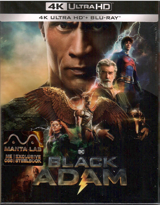 Black Adam 4K Full Slip SteelBook (ME#56)(Hong Kong)