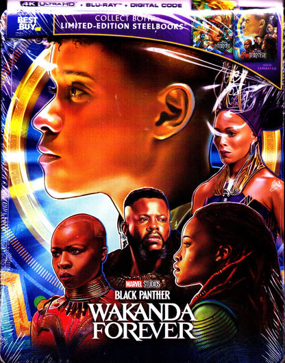 Black Panther: Wakanda Forever 4K SteelBook - Wakanda Edition (Exclusive)