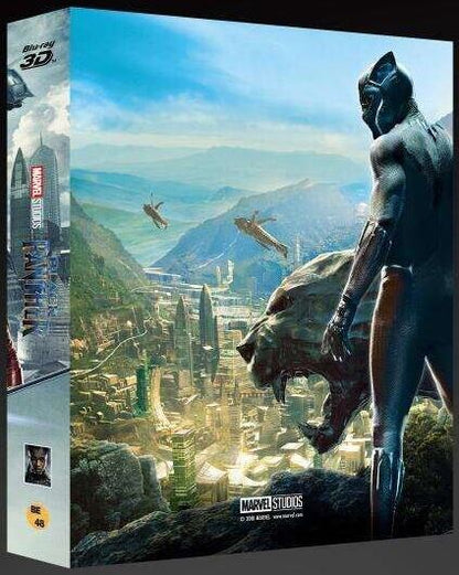 Black Panther 3D Double Lenticular SteelBook (2018)(Blufans#48)(China)