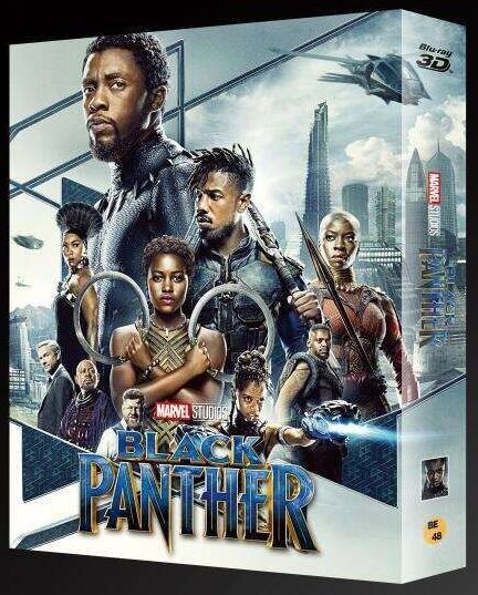 Black Panther 3D Double Lenticular SteelBook (2018)(Blufans#48)(China)